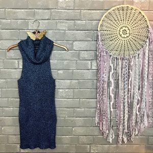 bebe Tops - 💫bebe // metallic midnight blue knit tank top s bebe Tops - 💫bebe // metallic midnight blue knit tank top s